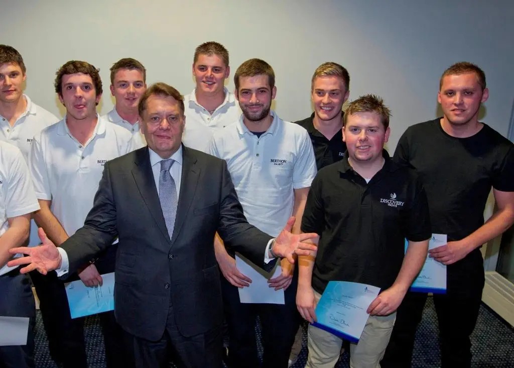The marine apprentice graduates received awards from Skills Minister, John Hayes