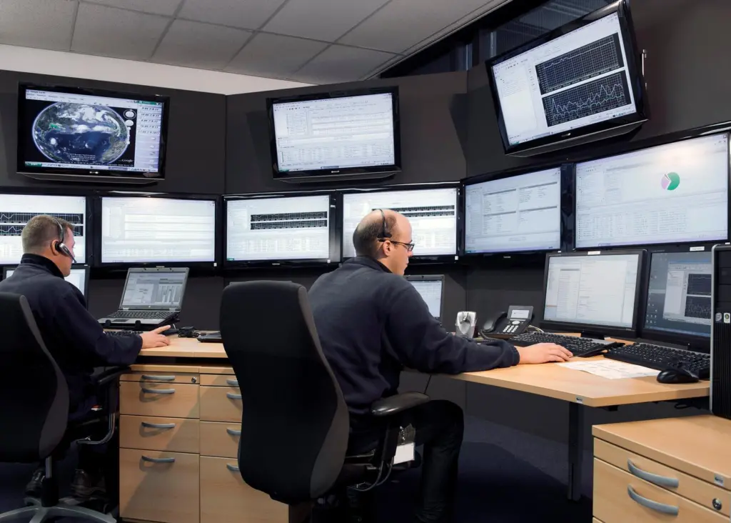 Imtech Marine’s monitoring station.
