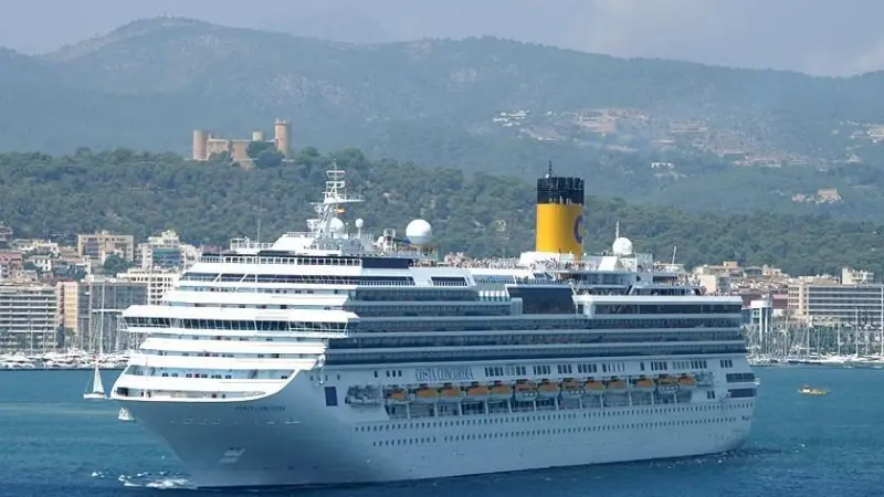 The Costa Concordia in happier times