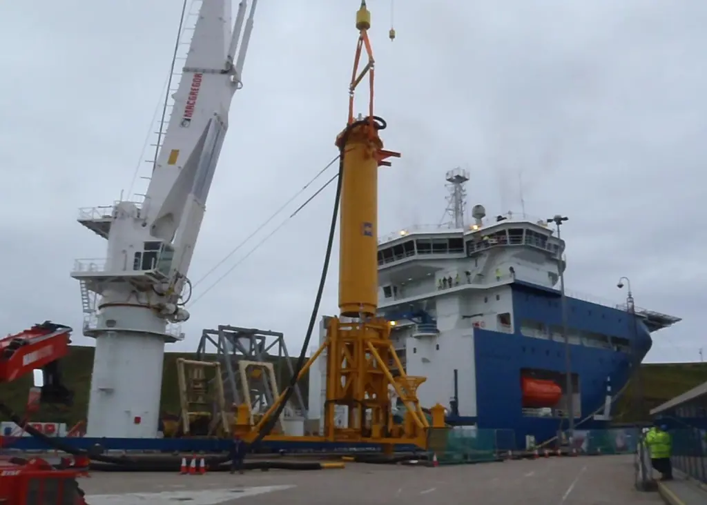 The BSD 3000 subsea drill, developed by Bauer Renewables and Mojo Maritime