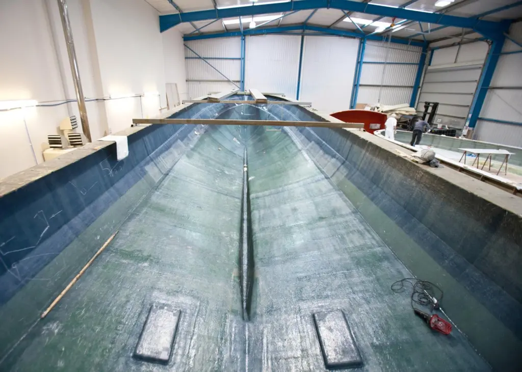 Candidates will be able to see first hand laminating in action from the 32m2 purpose built mezzanine floor overlooking Composite Mouldings factory.