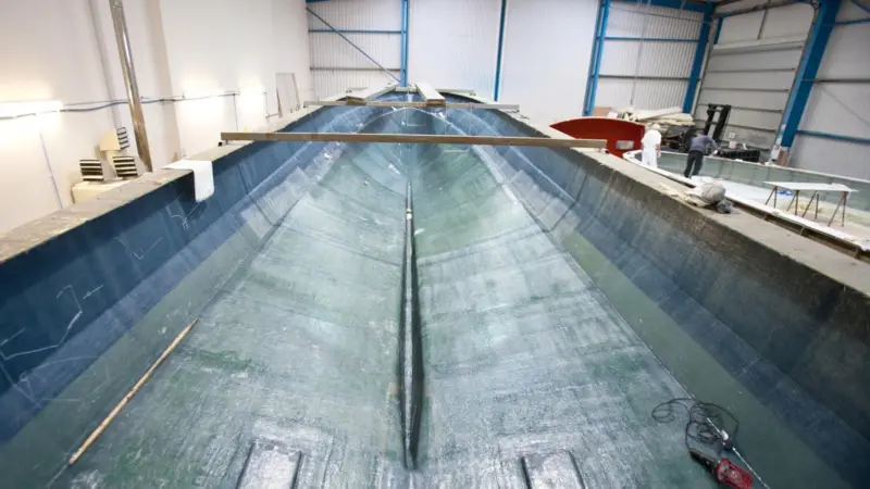 Candidates will be able to see first hand laminating in action from the 32m2 purpose built mezzanine floor overlooking Composite Mouldings factory.