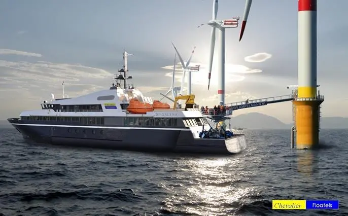 Chevalier Floatel’s vessl DP Galyna will include an Ampelmann access system.