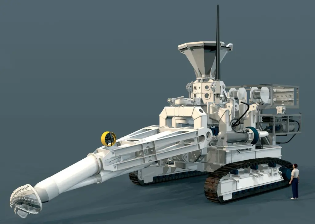 Suggesting cutter suction dredger concepts, this Seafloor Production Tool will rely on power installations supplied by ABB.