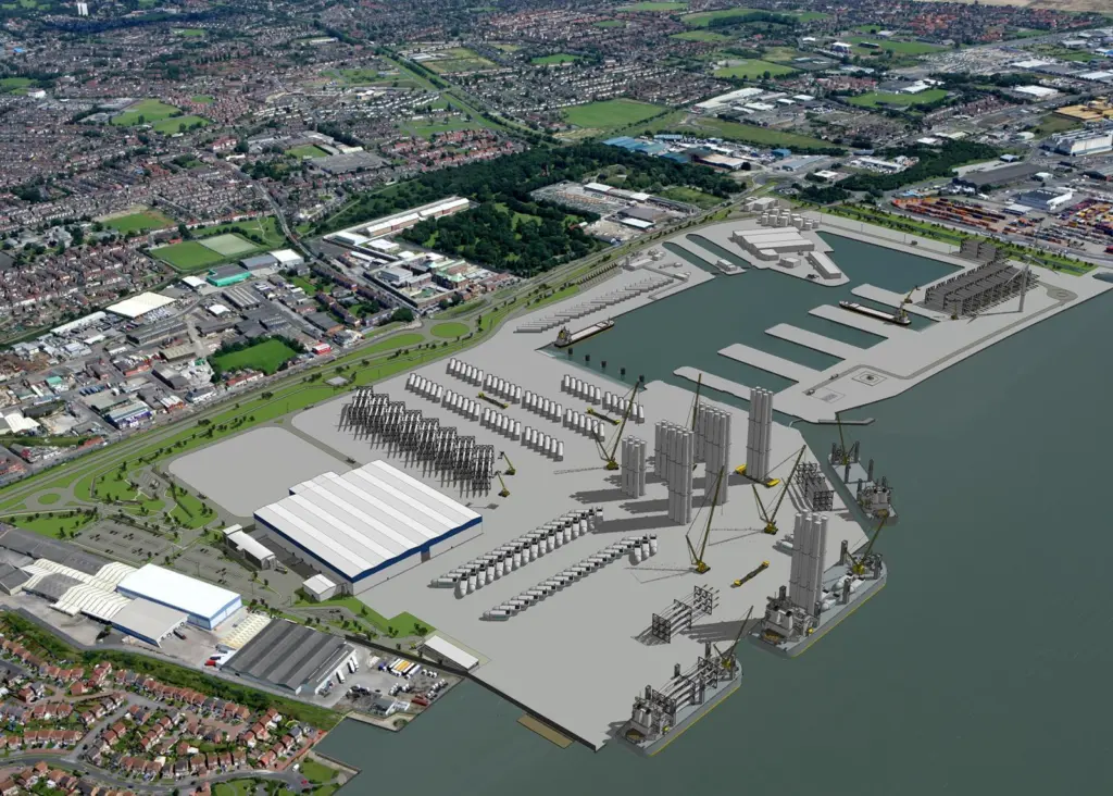 The application for development of Green Port Hull includes a harbour revision order for land reclamation.