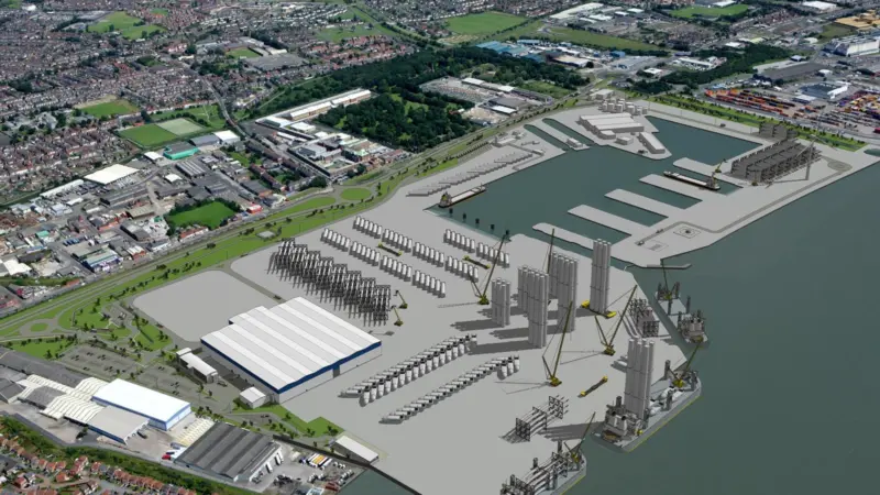 The application for development of Green Port Hull includes a harbour revision order for land reclamation.