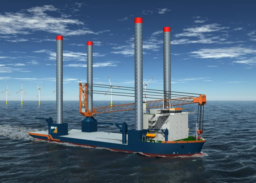 Van Oord has re-ordered its wind turbine installation vessel with Sietas.