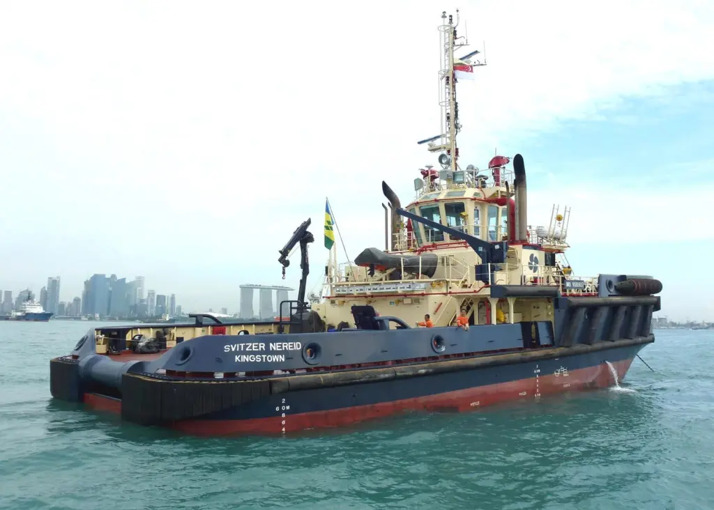 Svitzer Nereid left the Quingdao shipyard bound for the UK on 11 February.