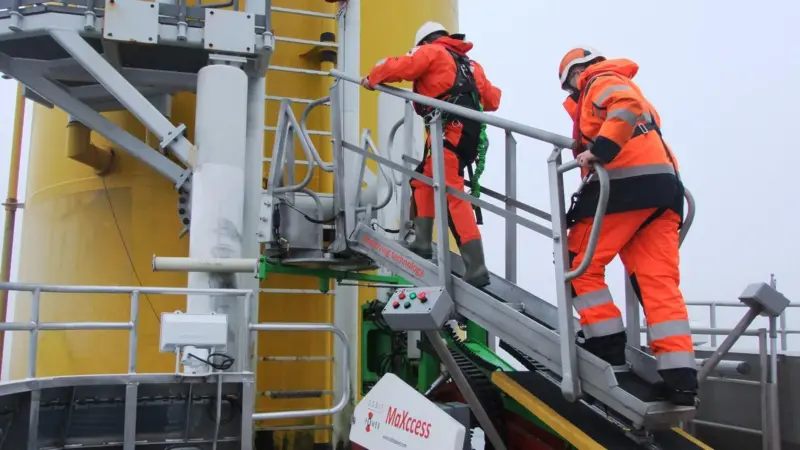 The trials saw successful safe transfer of personnel taking place in conditions ranging from 1.2m up to 1.9m significant wave height (Hs).