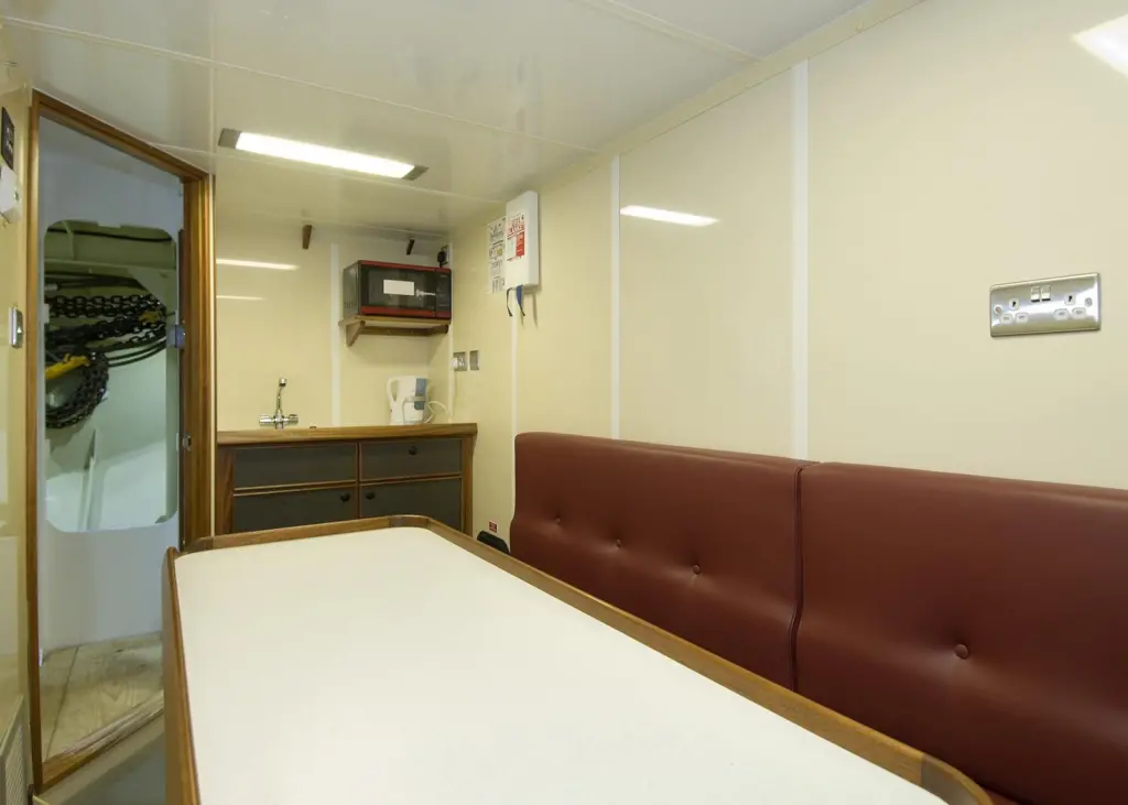 Although a workboat, Sir Bobby Robson has been designed for comfort as well as functionality.