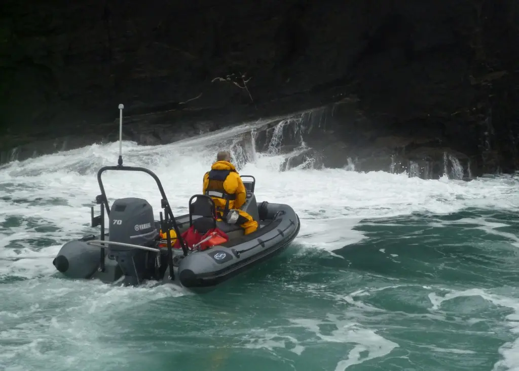 The C-Fury Patrol is a 4m RIB with a soft ride and extra stability.