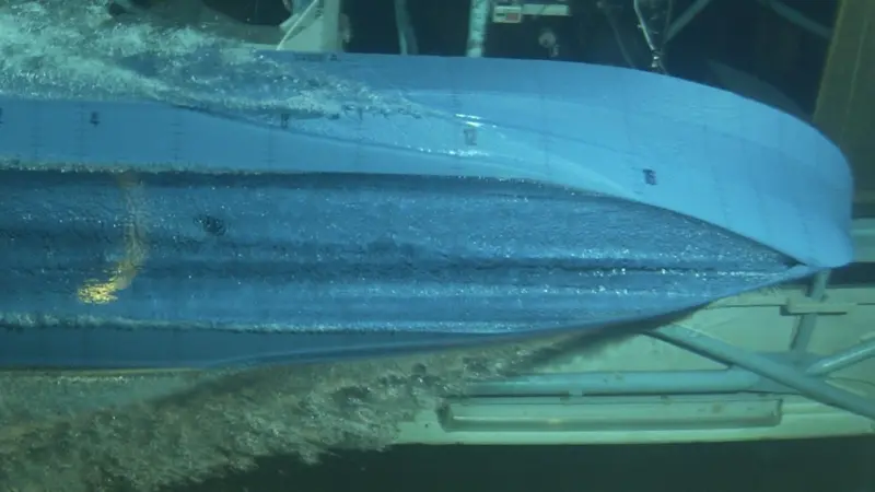 Tank testing has taken place on two ASV hulls designs that correspond to ferries.
