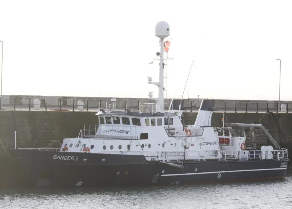 Sander 2 is a recently converted former German customs boat. Photo: Peter Barker