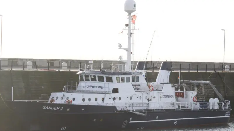 Sander 2 is a recently converted former German customs boat. Photo: Peter Barker