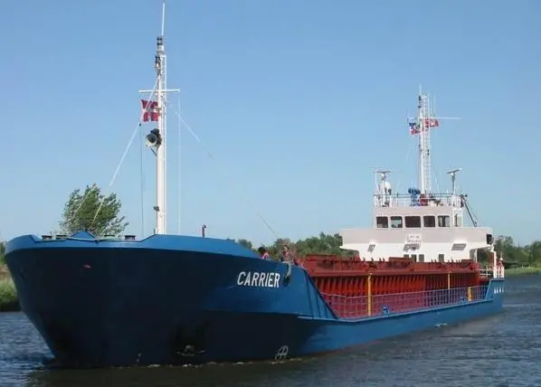The cargo vessel Carrier ran aground on 4 April.