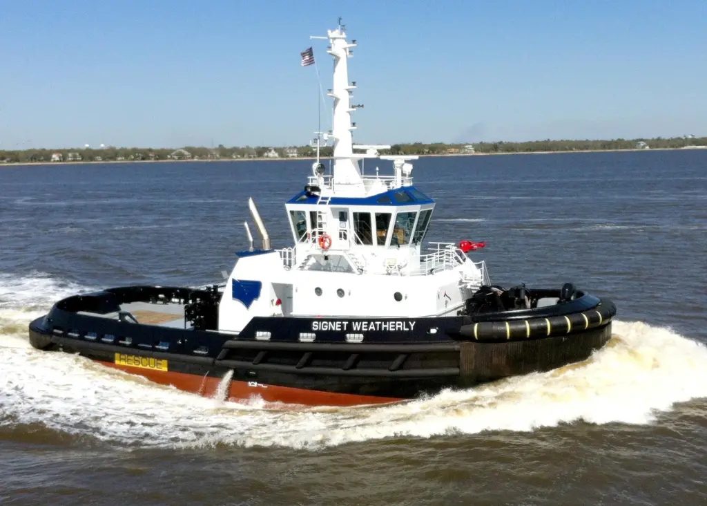 Signet Weatherly is one of three new tugs to enter service in just a couple of months.