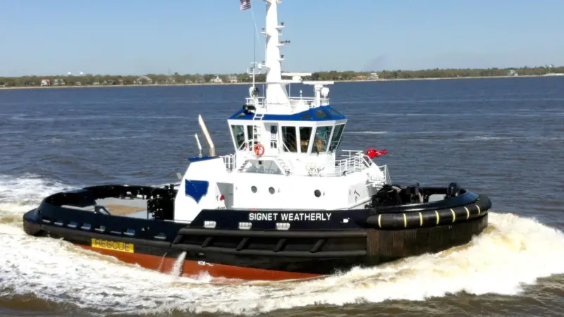 Signet Weatherly is one of three new tugs to enter service in just a couple of months.