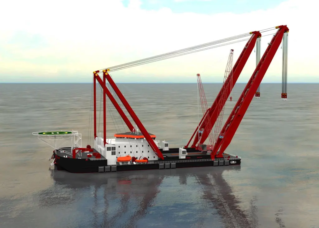 Rambiz II will have a structure allowing cranes to be moved across the deck by 25m.