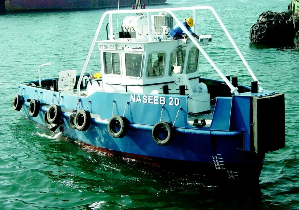 Dubai Drydocks has built two of these line handling boats for the Naseeb Maritime Company of Kuwait.