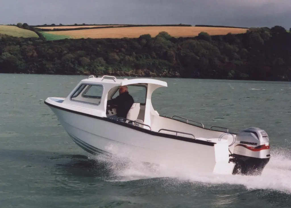 The Trinity 18 harbour launch in base form with cuddy and equipped with a 30hp outboard is valued at £15,950 + VAT.