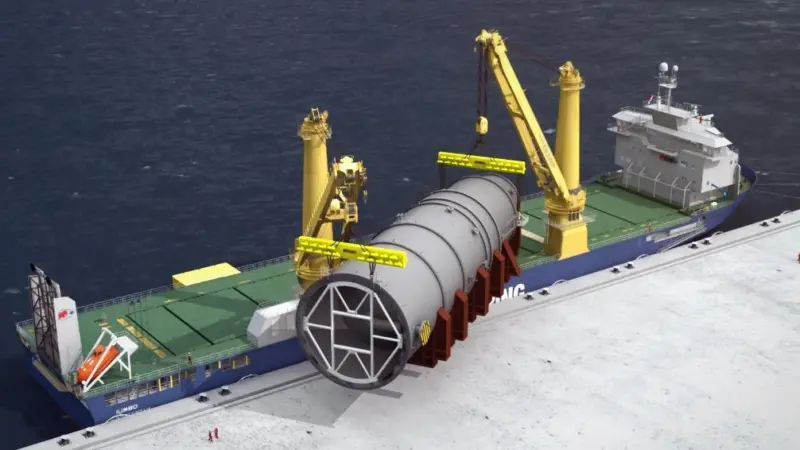 The new K-class vessel will be capable of tandem lifts of 3,000mt.