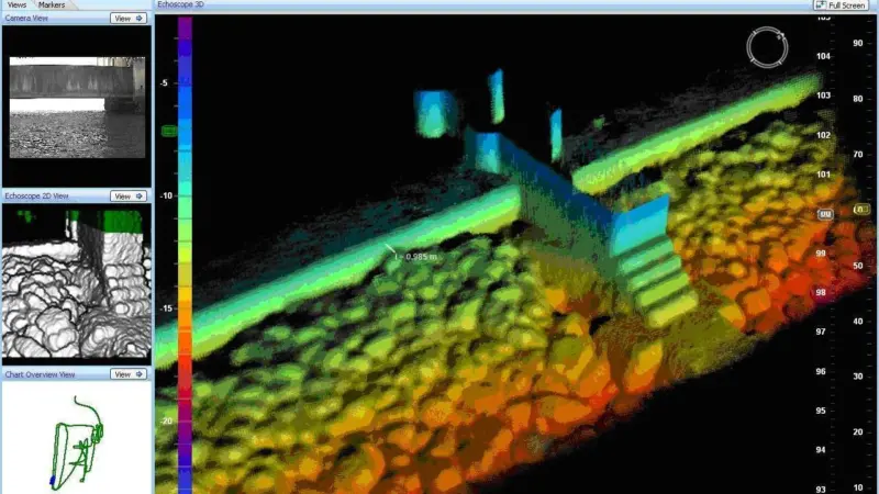 The UIS will serve a range of marine applications, including lock and dam inspections and canal floor debris evaluation work.