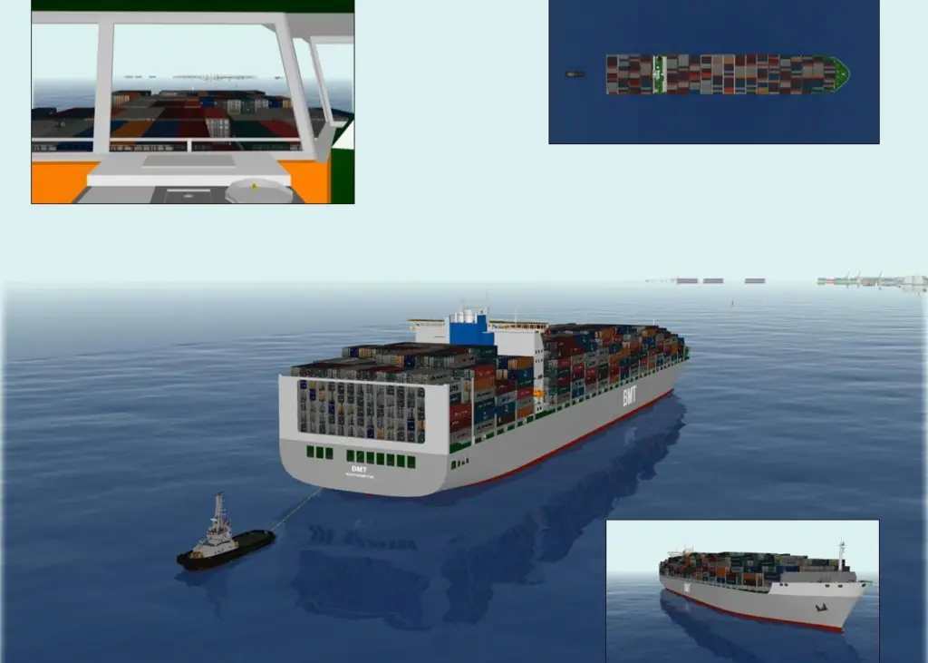 PC Rembrandt provides for a wide range of scenarios, including training with tugs.