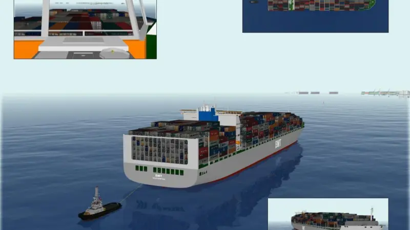 PC Rembrandt provides for a wide range of scenarios, including training with tugs.