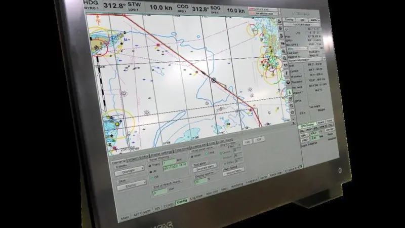 The Transas 24” ECDIS Panel PC.