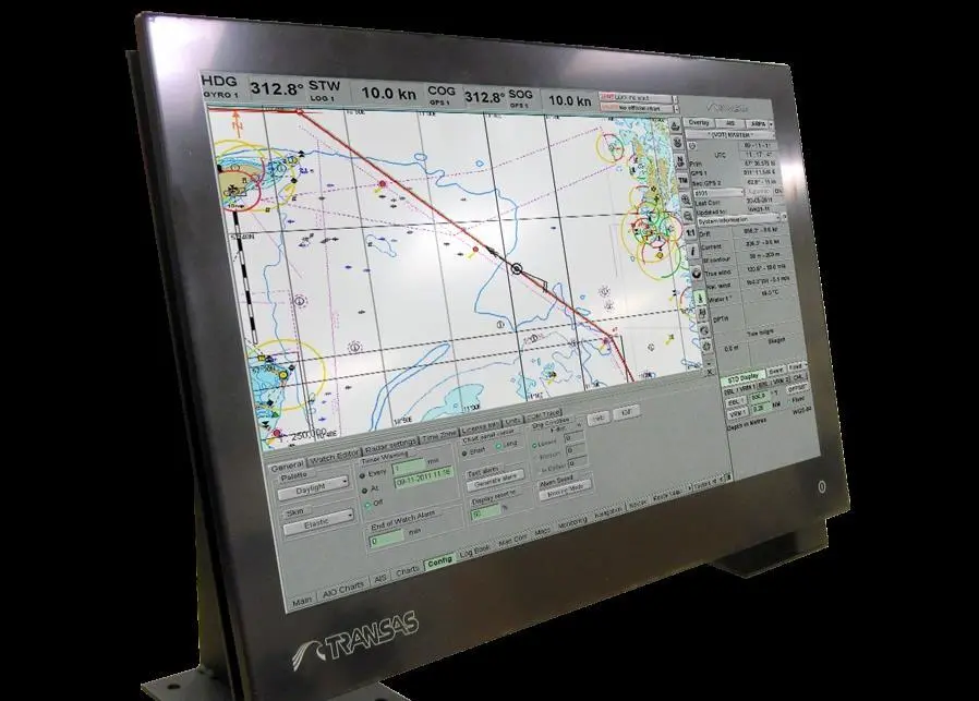 The Transas 24” ECDIS Panel PC.