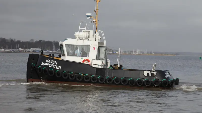 Haven Supporter has been chosen to be the Queen’s escort tug.