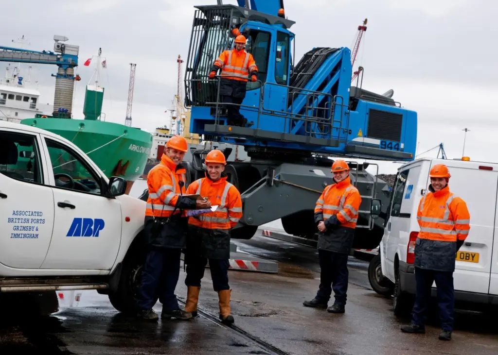 ABP’s operations apprentices at the Port of Immingham.