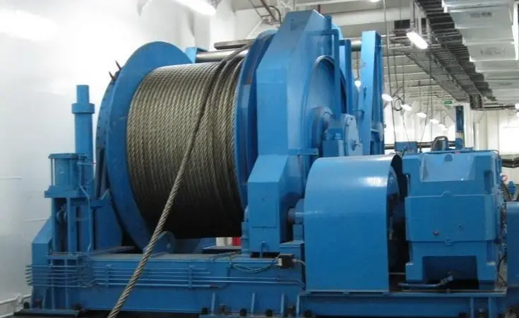 Each MacGregor mooring system includes ten electric mooring winches.