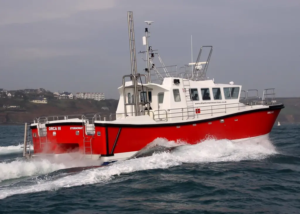 Clements Hyperform blades were chosen for Orca III.