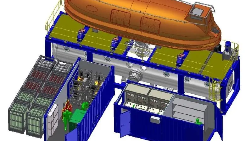 Hyperbaric equipment is being covered by a technical proposal that covers both lifeboats and reception facilities.