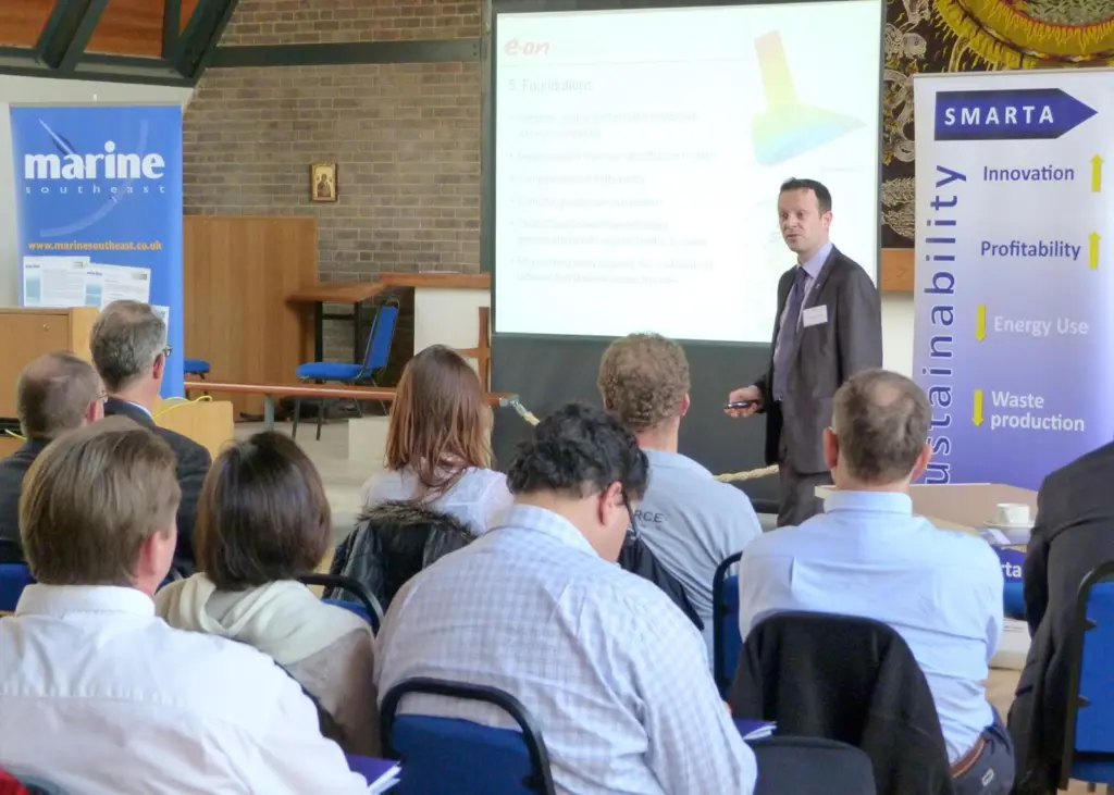 Marine South East organises regular events to raise awareness of windfarm benefits for business.