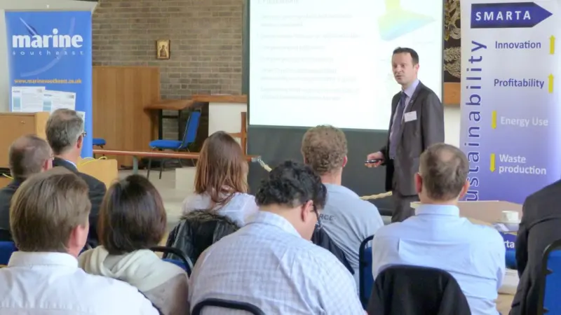 Marine South East organises regular events to raise awareness of windfarm benefits for business.