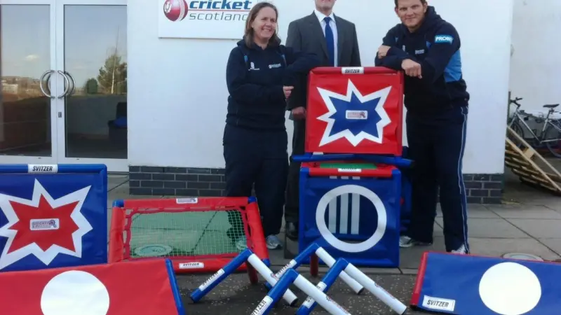 The specially designed equipment will be introduced to local schools and community clubs in time for the launch of this years’ cricketing season.