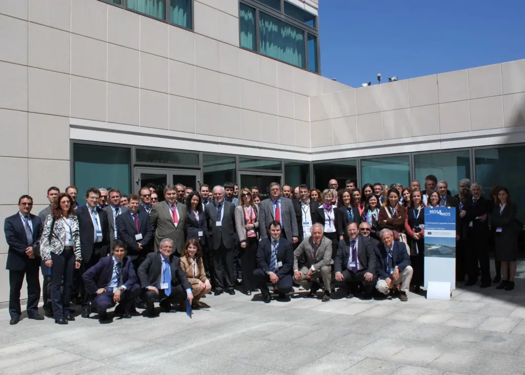 Delegates gathered in the Port of Barcelona last week.