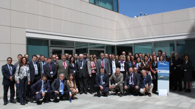 Delegates gathered in the Port of Barcelona last week.