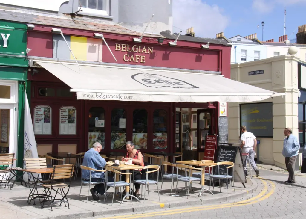 Offshore windfarm workers have created unusual demand at Ramsgate’s Belgian Café. Photo: Peter Barker
