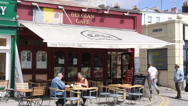 Offshore windfarm workers have created unusual demand at Ramsgate’s Belgian Café. Photo: Peter Barker