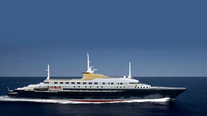The late Jon Bannenberg designed the new Royal Yacht