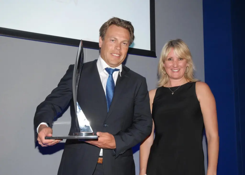 Arnout Damen, chief operations officer of Damen Shipyardds Group, accepted the Lifetime Achievement Award on behalf of Kommer Damen