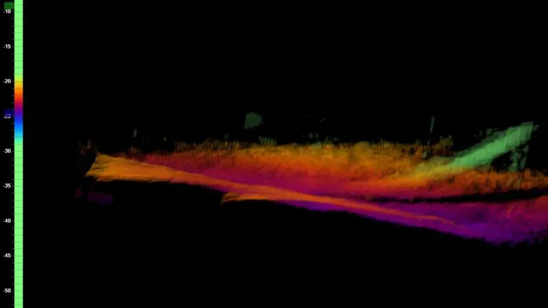 The operator has an immediate 3D view of the subsea scene during the operation
