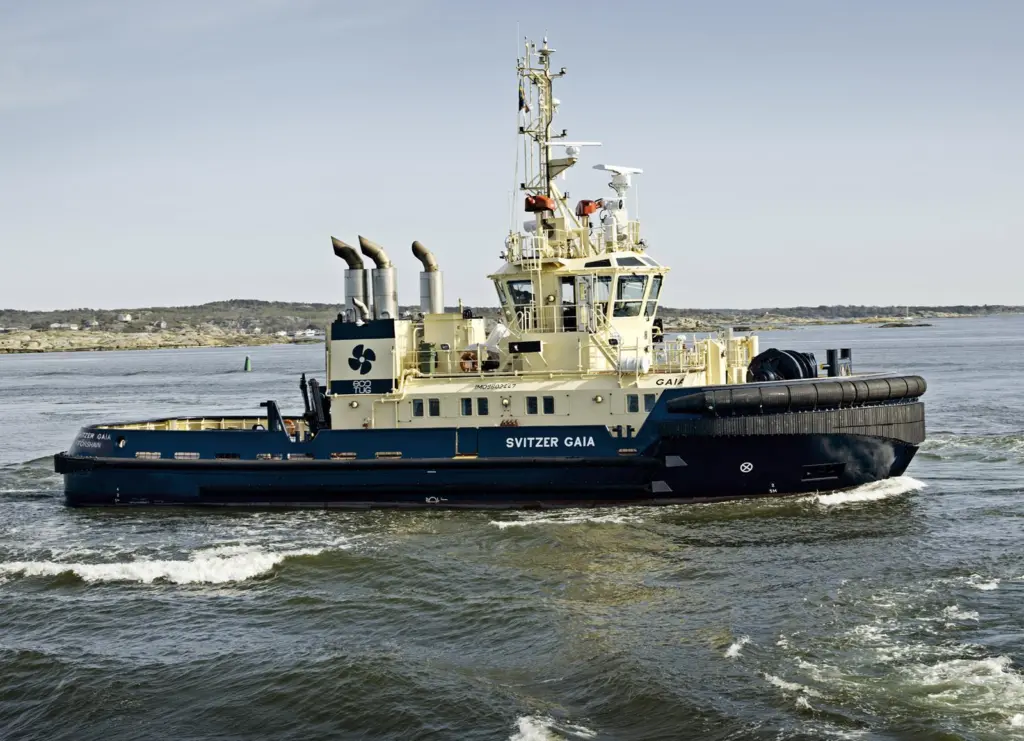 Svitzer Gaia is the first of two diesel-electric ‘ECO’ tugs to enter service with the Svitzer fleet in Scandinavia