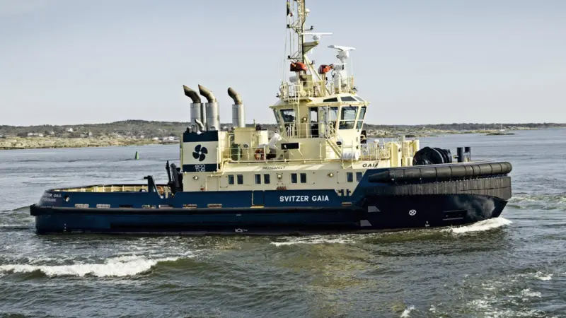Svitzer Gaia is the first of two diesel-electric ‘ECO’ tugs to enter service with the Svitzer fleet in Scandinavia