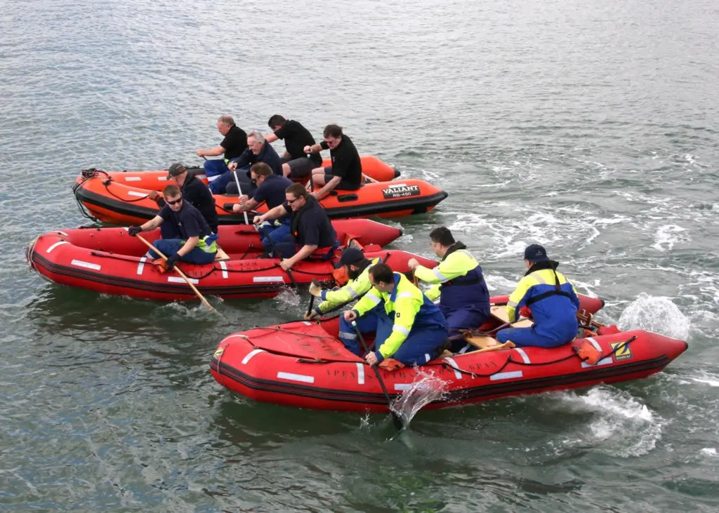Tug crews at Solent Towage staged a unique boat race to raise funds for seriously ill colleagues