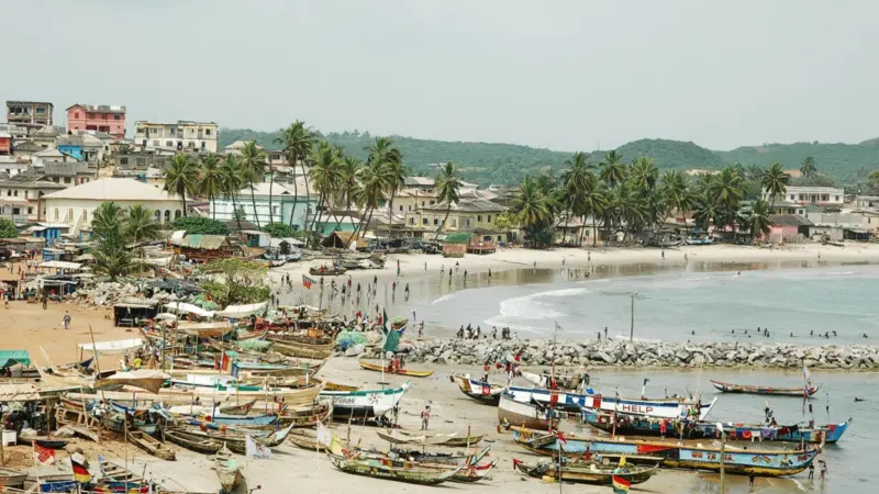 DHV is responsible for building 11 fishing harbours along the coast of Ghana