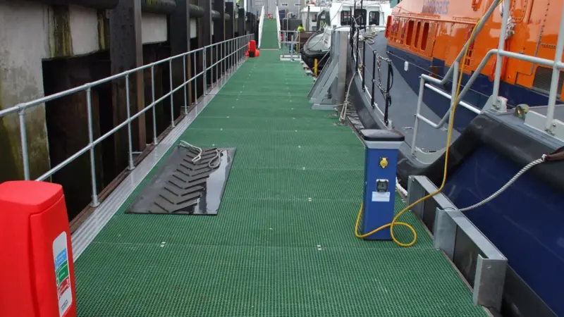 Walcon Marine is in the final stages of completing a workboat berthing facility for Aberdeen Harbour Board